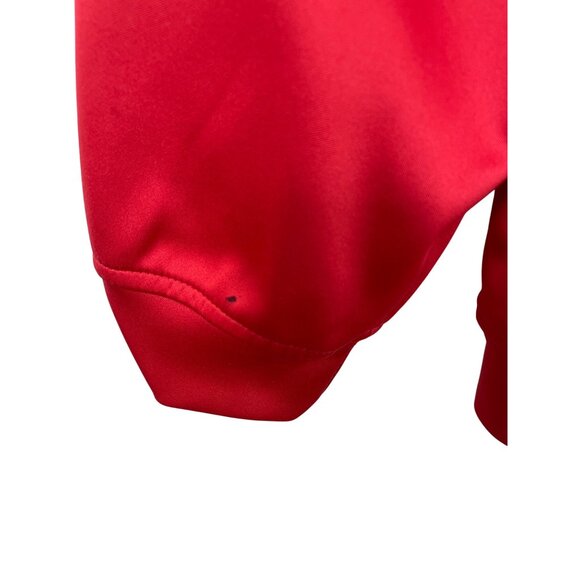 Eisenhower GC USAFA Zero Restrictions Red Pullover 1/4 Zip Mens XL *FLAW - Picture 7 of 8